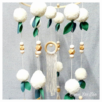 Pom Pom Boho Mobile