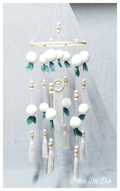 Pom Pom Boho Mobile