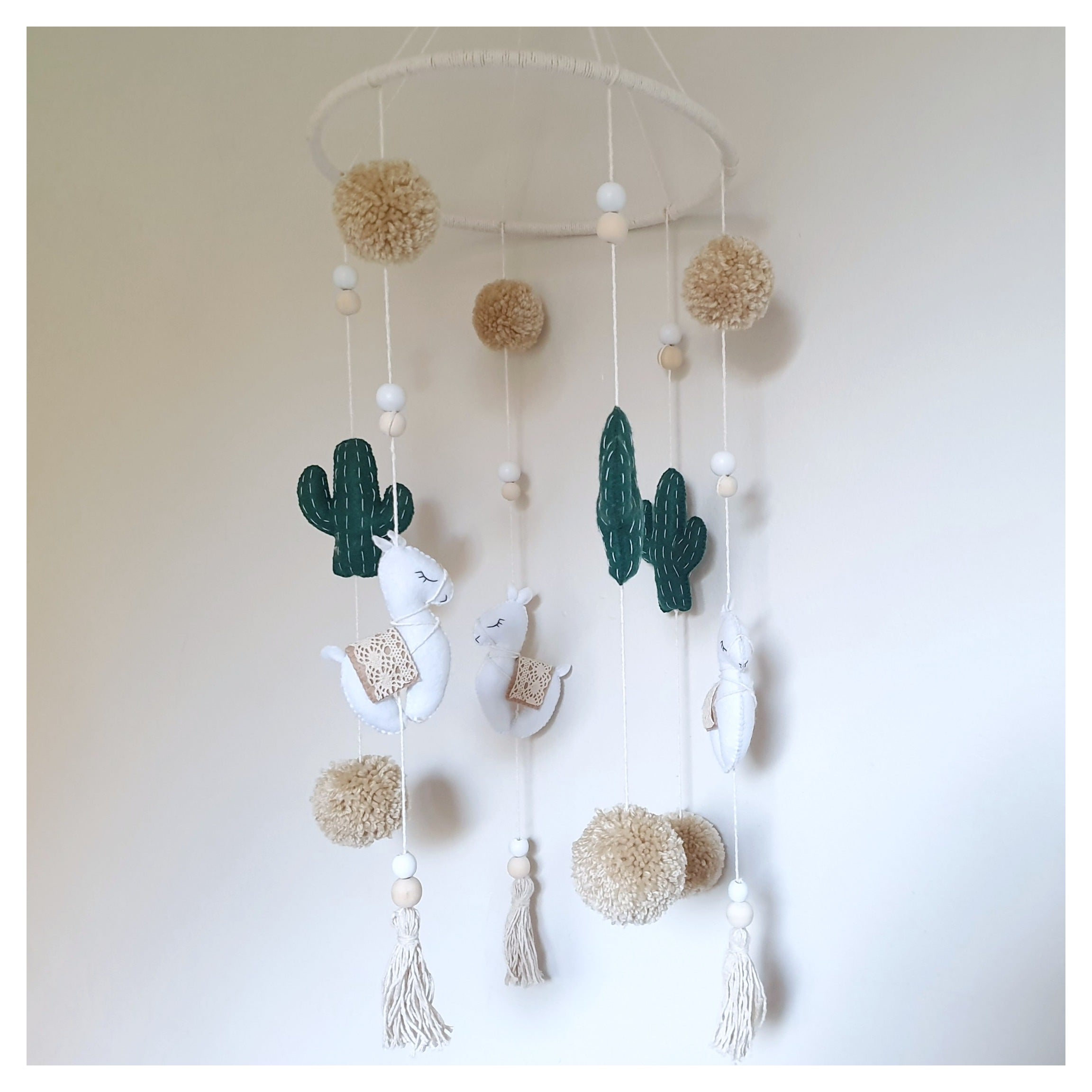 Cactus mobile for store crib