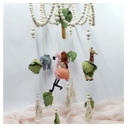 Beaded Boho Jungle Mobile