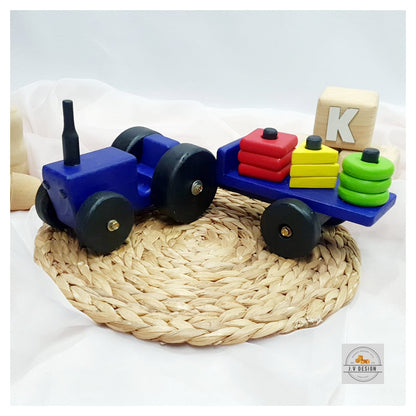 Wooden Toy Tractor