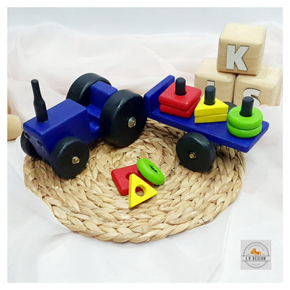 Wooden Toy Tractor