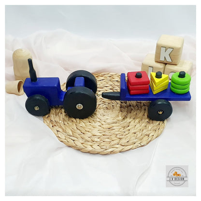 Wooden Toy Tractor